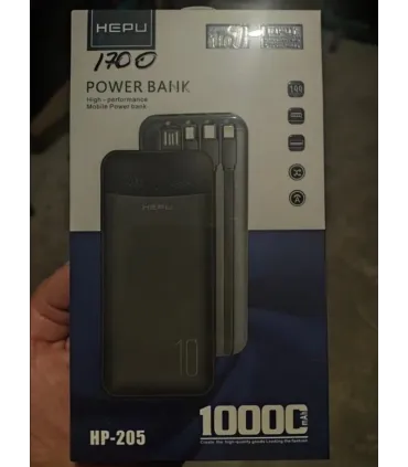 Универсальная внешняя батарея 7 in 1 HEPU HP205 10 000 mAh оптом, HEPU , 13,00 $