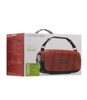 Бездротова блютуз колонка HOPESTAR A20 Red оптом, Hopestar , 50,50 $