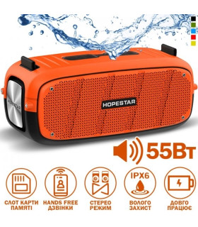 Портативная MP3 колонка HOPESTAR A20 Orange оптом, Hopestar , 50,50 $