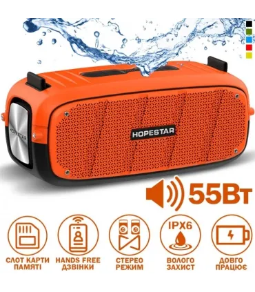 Портативна MP3 колонка HOPESTAR A20 Orange оптом, Hopestar , 50,50 $