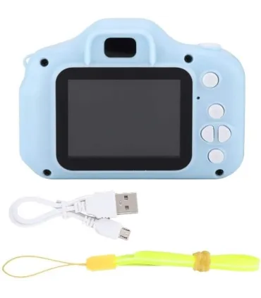 Детские фотоаппараты Smart Kids Camera X2 синий с ремешком оптом, TV Shop , 6,50 $