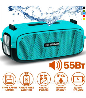 Портативна MP3 колонка HOPESTAR A20 Blue оптом, Hopestar , 50,50 $