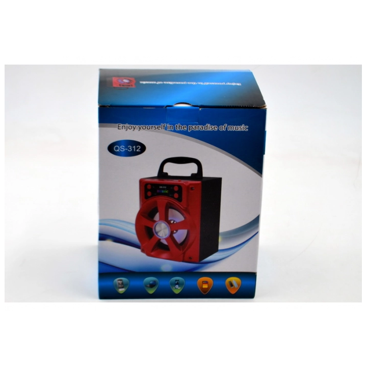 Bluetooth MP3 колонка BOCINA QS-312 оптом, WSTER , 7,00 $