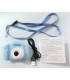 Детские фотоаппараты Smart Kids Camera X2 синий с ремешком оптом, TV Shop , 6,50 $