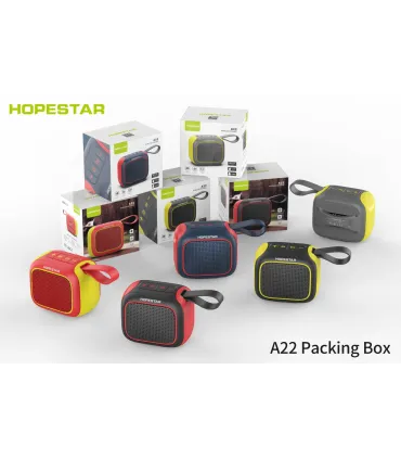MP3 колонка Bluetooth HOPESTAR A22 Gray yellow оптом, Hopestar , 9,40 $