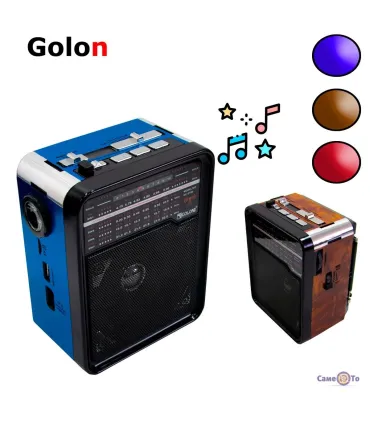 Радио с фонариком колонка GOLON RX-9100 оптом, Golon , 9,40 $