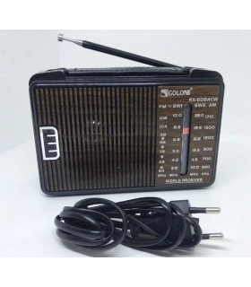 Радіоприймач GOLON RX-608 від мережі 220/D оптом, Golon , 6,30 $