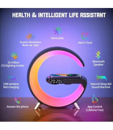 Мультифункциональная колонка кольцевая лампа G-Smart Light Sound Machine оптом, TV Shop , 22,00 $