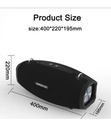 Блютуз колонка HOPESTAR X/H1 Красная оптом, Hopestar , 57,00 $
