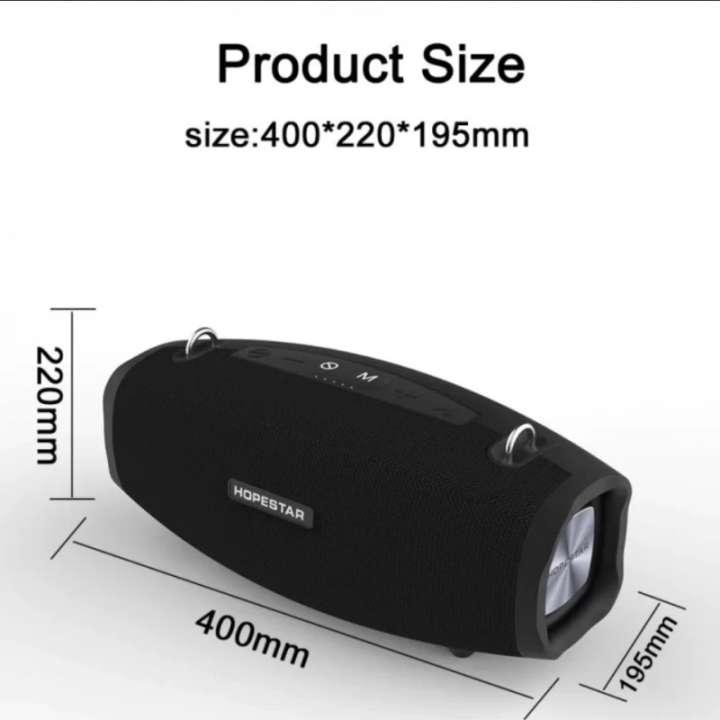 Блютуз колонка HOPESTAR X/H1 Красная оптом, Hopestar , 57,00 $