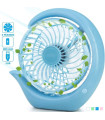 Портативный аккумуляторный вентилятор Mini Fan 180° SQ-2021
