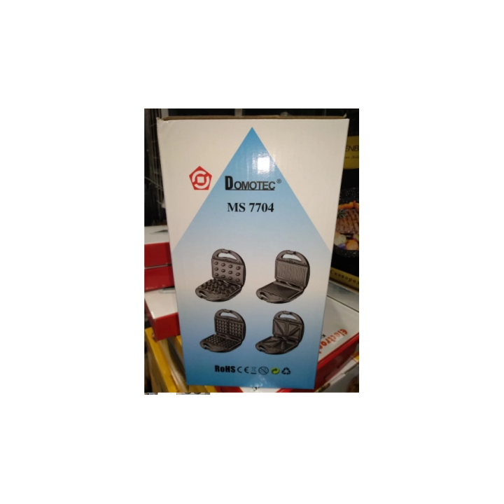 Мультимейкер cендвічниця 4in1 1000W DOMOTEC MS-7704 оптом, Domotec , 15,50 $