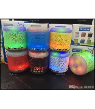 Портативная Bluetooth светомузыкальная колонка с Led подсветкой WSTER WS-Y93B оптом, WSTER , 6,00 $