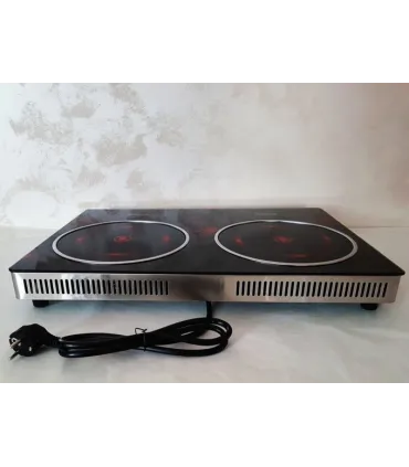 Профессиональная двухкомфорочная инфракрасная плита 2000Вт Crownberg CB-1327 оптом, Crownberg , 50,00 $