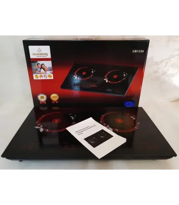 Двокомфорочна індукційна плита 2000W Crownberg CB-1328 оптом, Crownberg , 43,00 $