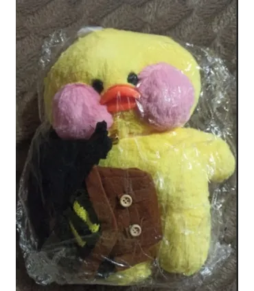 Мягкая игрушка Утка в очках ЛаЛаФанФан Дак LaLafanfan оптом, TV Shop , 4,50 $