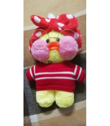 Мягкая игрушка Утка в очках ЛаЛаФанФан Дак LaLafanfan оптом, TV Shop , 4,50 $