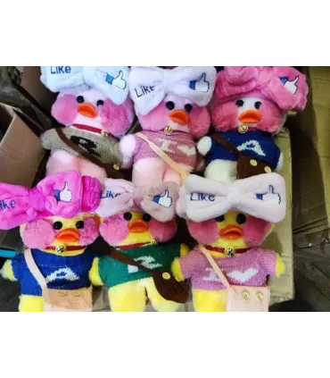Мягкая игрушка Утка в очках ЛаЛаФанФан Дак LaLafanfan оптом, TV Shop , 4,50 $