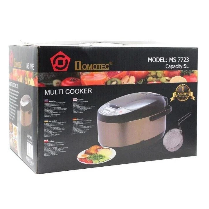 Мультиварка фритюрниця 5л, 11 програм, 900Вт Domotec MS-7723 оптом, Domotec , 22,00 $