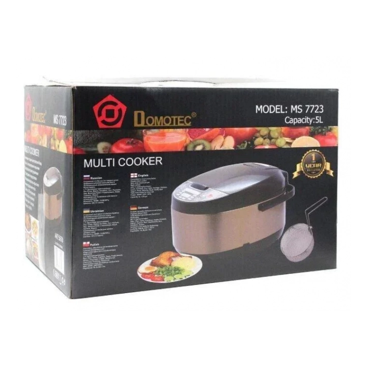 Мультиварка фритюрниця 5л, 11 програм, 900Вт Domotec MS-7723 оптом, Domotec , 22,00 $