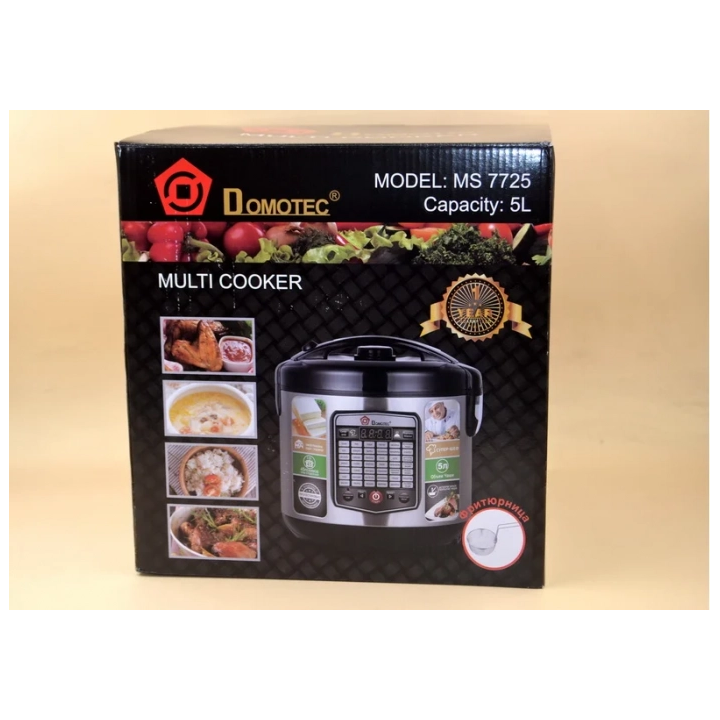 Мультиварка 5L, 900W DOMOTEC MS-7725 оптом, Domotec , 36,00 $